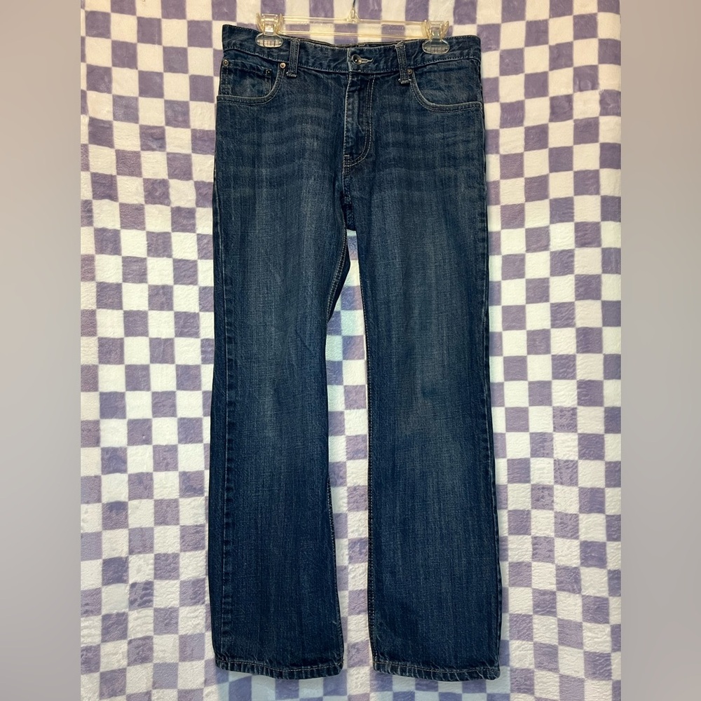 🛍️ Old Navy Men's Dark Blue Straight Jeans